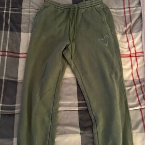 Green Womens Jogger Pants